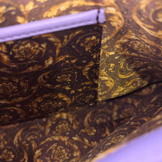 VERSACE Vanitas Medea Flap Purple Quilted Barocco Shoulder Bag