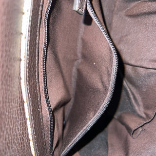 Gucci Monogram Flap Messenger Bag