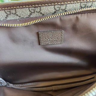 GUCCI Beige GG Supreme Canvas Belt Bag