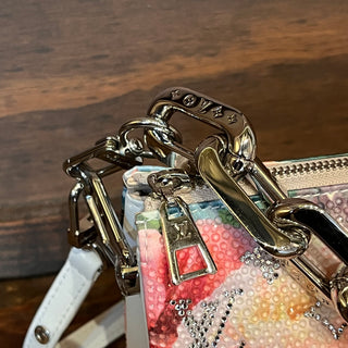 LOUIS VUITTON Coussin BB Monogram Floral Swarovski Shoulder Bag