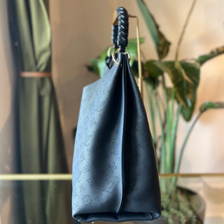 LOUIS VUITTON Blue Monogram Carmel Shoulder Bag