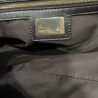 FENDI Trapeze Brown Corduroy Vintage Tote