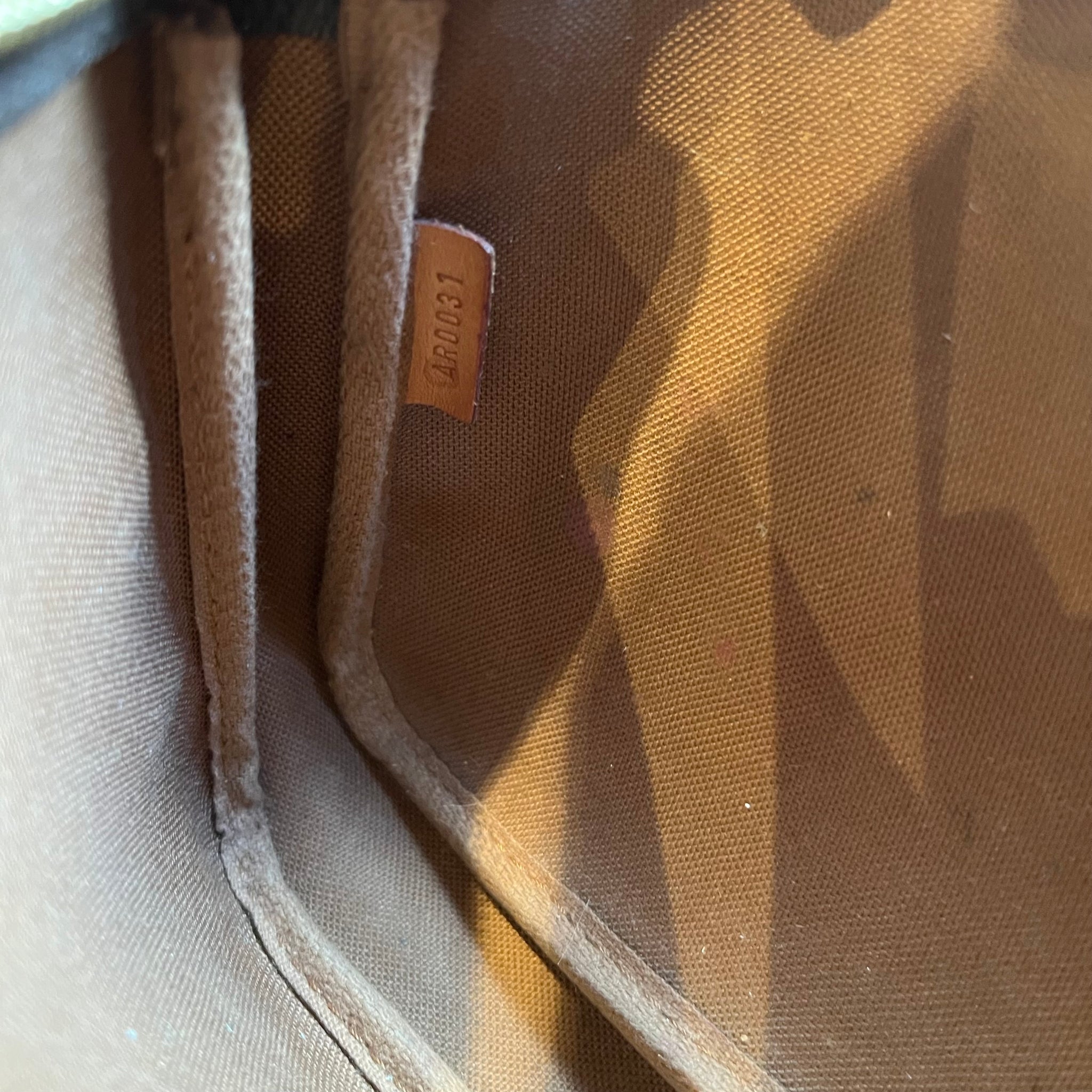 Louis Vuitton Limited Edition Brown Embossed Calfskin Monogram Stephen Bag