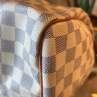 LOUIS VUITTON Speedy 35 Damier Azur