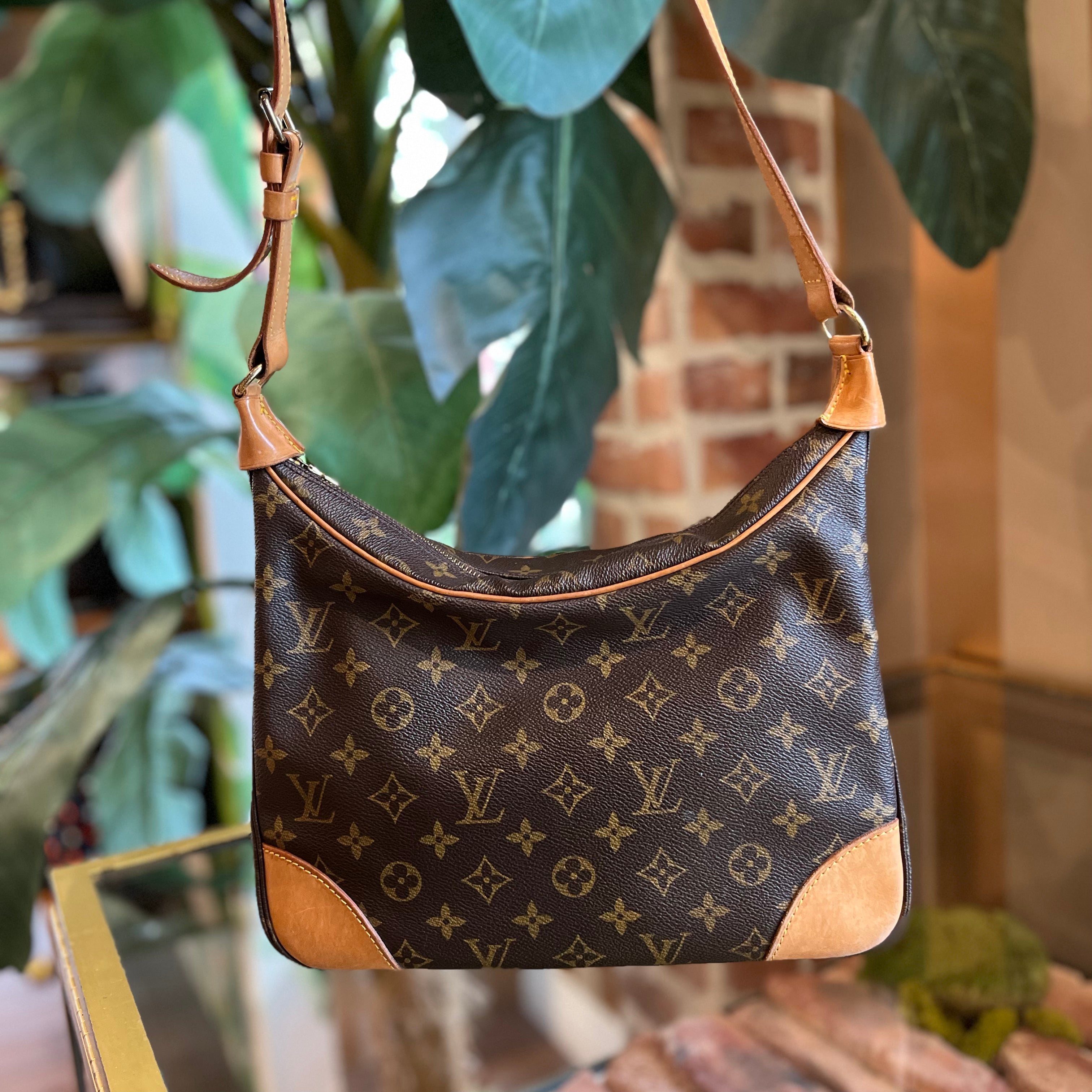 Louis Vuitton Boulogne Monogram Black/Brown in Canvas with Gold