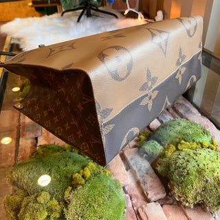 LOUIS VUITTON OnTheGo GM Brown Giant Reverse Monogram Tote Bag