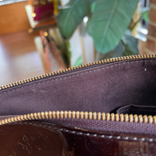 LOUIS VUITTON Bellevue GM Amarante Vernis Monogram Tote Bag