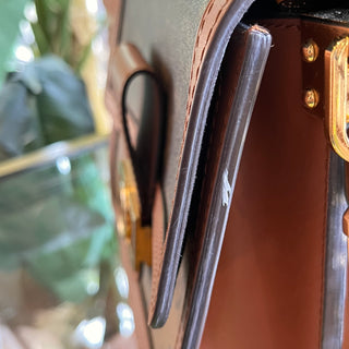 LOUIS VUITTON Dauphine MM Reverse Monogram Canvas Shoulder Bag