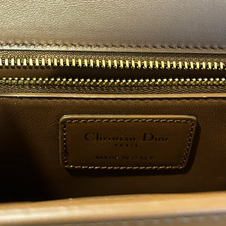 CHRISTIAN DIOR Montaigne 30 Flap Brown Calfskin Leather Shoulder Bag