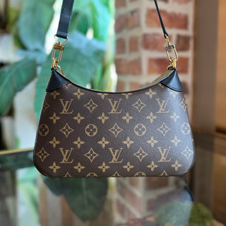 LOUIS VUITTON Twinny Reverse Monogram Brown Canvas Shoulder Bag