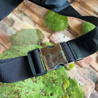 PRADA Black Nylon Belt Bag