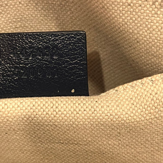 GUCCI Marmont Small Camera Blue GG Diagonal Quilted Canvas Crossbody Bag