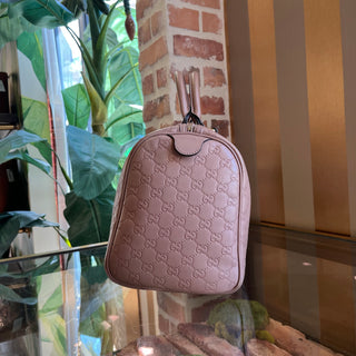 GUCCI Boston Joy Medium Winter Rose Guccissima Satchel