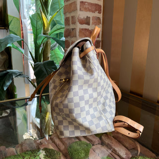 LOUIS VUITTON Sperone Damier Azur Canvas Backpack Bag