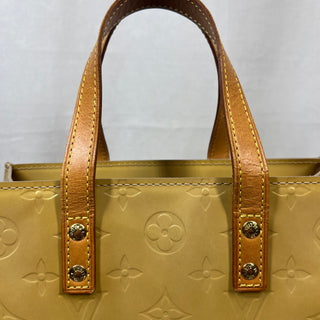 LOUIS VUITTON Reed PM Yellow Beige Top Handle