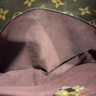 LOUIS VUITTON Flower Brown Monogram Canvas Tote
