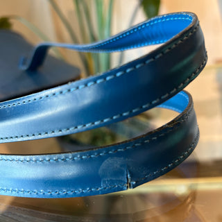 LOUIS VUITTON Lussac Shoulder Bag in Toledo Blue Epi Leather