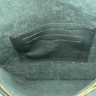 LOUIS VUITTON Ivy Giant Monogram Empreinte Black Wallet on Chain Bag