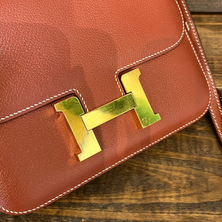 HERMES Constance 18 Evercolor Shoulder Bag