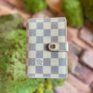 LOUIS VUITTON Damier Azur French Wallet