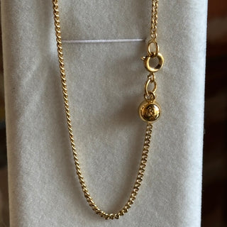 BURBERRY Logo Pendant Necklace
