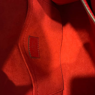 LOUIS VUITTON MyLockMe Chain BB Red Leather Crossbody bag