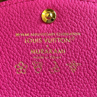 LOUIS VUITTON Pink Murikami Rosalie Wallet
