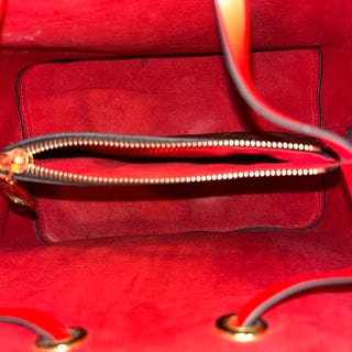 LOUIS VUITTON NeoNoe MM Red Monogram Canvas Bucket Bag