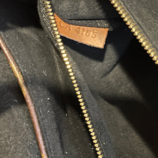 LOUIS VUITTON Pallas Chain Noir Monogram Canvas Leather Crossbody Bag