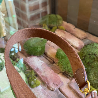 HERMÈS Evelyne TPM Gold Taurillon Clemence Leather Crossbody Bag