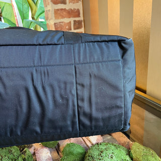 GUCCI Black Techno Canvas Duffle Bag