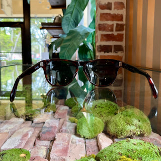 CELINE CL4010F Brown Dark Tortoise Acetate Wayfarer Sunglasses