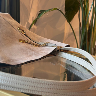 CHLOÉ Spin Large Suede Shopper Tote Bag