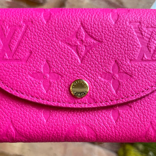 LOUIS VUITTON Pink Murikami Rosalie Wallet