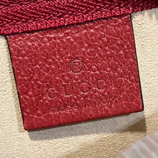 GUCCI Large Red Supreme GG Flora Coated Canvas Ophidia Tote Bag