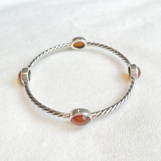 DAVID YURMAN Orange Stone Bangle