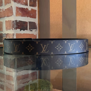 LOUIS VUITTON Reversible LV Monogram Brown Leather Belt SZ 100/40