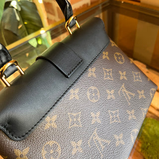 LOUIS VUITTON Locky BB Black Monogram Canvas Top Handle Bag