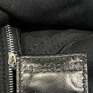 FENDI Baguette Small Black Neoprene Shoulder Bag