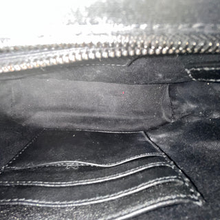 SAINT LAURENT Off White Matelasse Niki Wallet On Chain