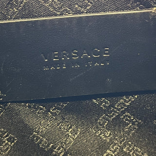 VERSACE Black Leather Medusa Clutch DIA320