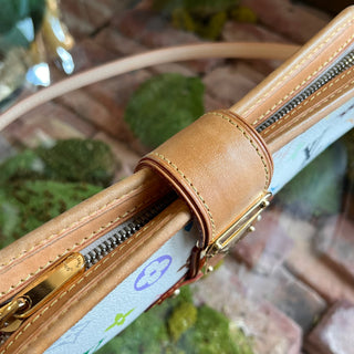 LOUIS VUITTON Shirley White Multicolor Murakami Shoulder Bag
