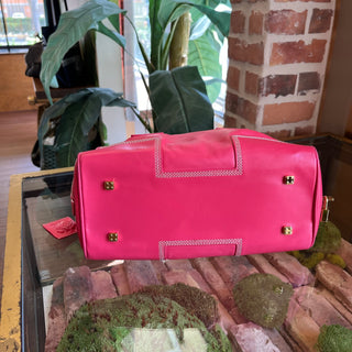 LOEWE Amazona 28 Pink Calfskin Satchel Bag