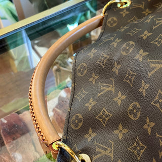 LOUIS VUITTON Artsy Brown Monogram Canvas Hobo Bag