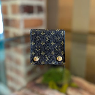LOUIS VUITTON Small LV Monogram Folding Jewelry Case SN0054