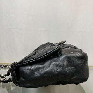 CHANEL Ultra Stitch Black Flap Bag ADI1099