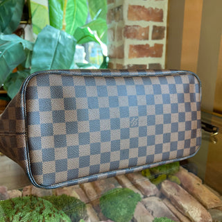 LOUIS VUITTON Neverfull MM Damier Ebene Canvas Tote Bag