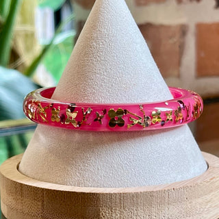 LOUIS VUITTON Rose Pop Resin Swarovski Inclusion PM Bracelet