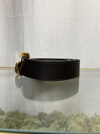 GUCCI Mens Apoot Brown Leather Belt 100/40