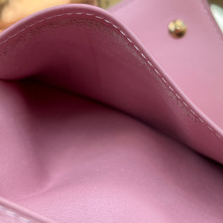 LOUIS VUITTON Walker Yellow Monogram Vernis Wallet